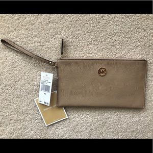 New With Price Tag! Michael Kors Leather Clutch
